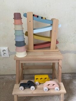 Drevené hračky Janod, veža Mushie, Little dutch