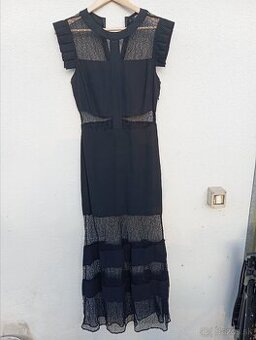Dlhé dámske čierne šaty GUESS