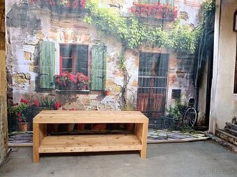 Robustná záhradná lavica FREJA s úložným priestorom