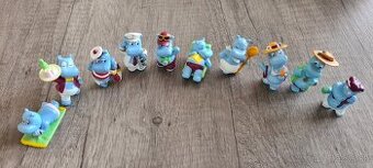 Kinder figúrky -  hrošíci na dovolenke