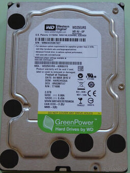 WD Caviar Green 2.5TB 3,5" HDD