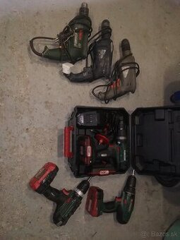 aku skrutkovac priklep vrtacka parkside bateria nabijacka