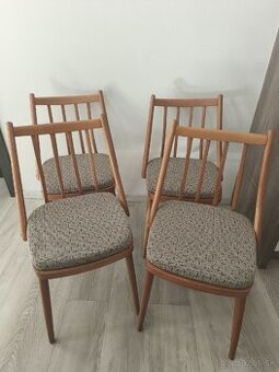 Set 4 art deco stoliciek