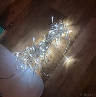 LED svetelná reťaz – biele svetlo