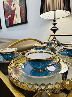 Luxusná porcelánová súprava šálok Valaská Belá