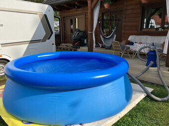 Predám komplet príslušenstvo k okrúhlemu bazénu Intex 2.4m