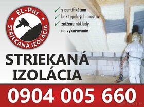 AKCIA STRIEKANA/FUKANA PENOVA IZOLACIA