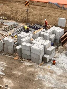 Betónové lego kocky