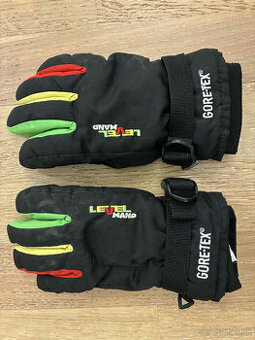 detské lyžiarske rukavice LevelHand pre vek 8-11 rokov