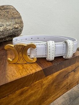 Celine kozeny opasok biely Skladom