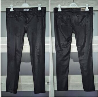 Lesklé nohavice skinny v.40/42