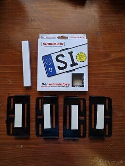 🚗 Nové držiaky ŠPZ – rámčeky na evidenčné číslo (4 ks)