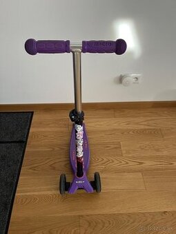 Micro - Maxi Deluxe LED Purple - detska kolobezka