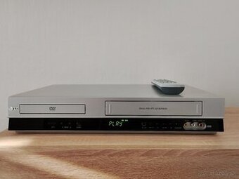VHS/DVD LG V280 hifi stereo+diaľkový ovládač