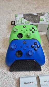Xbox series s/x ovládače plus nabíjacie stanice