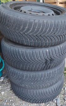 Predám zimné kolesá 195/65R15 5x112 ET47 Škoda, VW