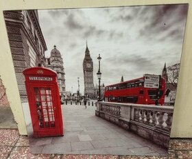 Predám foto Londýna na skle
