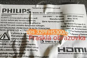 Predám všetky diely z TV Philips 32PFH5300.