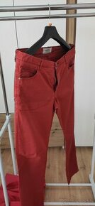 Jeans , nohavice červené