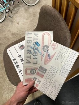 nalepky Favorit, Sobi 20, Liberta, ESKA