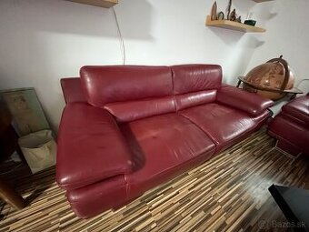 Kožené sedačky
