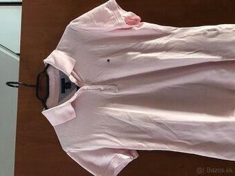 TOMMY HILFIGER originál pudrove damske polotricko L
