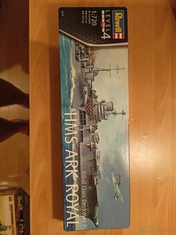 HMS ARK ROYAL + Tribal class destroyer