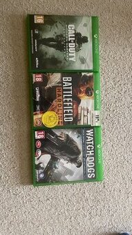 XBOX ONE- Call Of Duty, BATTLEFIELD, Watch Dogs