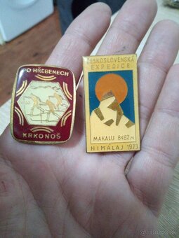 Odznaky Turistika výstup ČSSR Himalaj a Lyže.