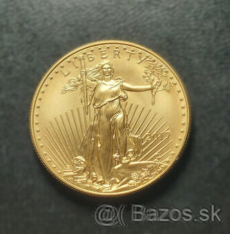 Zlatá invest. minca, mince, American Eagle 1 oz, r. 2017