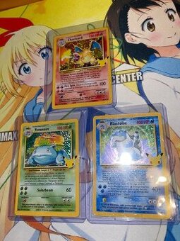 Charizard, Blastoise, Venusaur