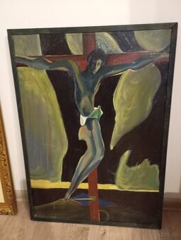 Obraz Ukrižovaný Ježiš Kristus 83 x 60 cm
