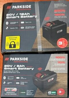 Parkside aku batéria 8ah 20v a 12ah 20v