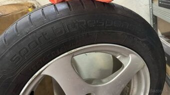 ALU disky MSW 4x100 7Jx15H2 + rezervné koleso