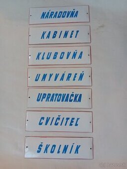 Smaltované tabuľky