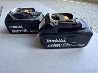 Predám zánovné baterky Makita BL1860 6Ah