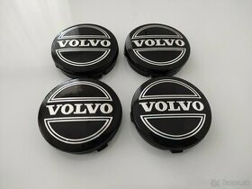 Stredove kryty diskov Volvo cierne