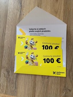 Cestovný poukaz na 100€ 2x