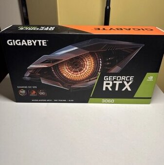 Nová grafická karta GIGABYTE GeForce RTX 3060 GAMING OC 12G