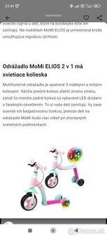 odrážadlo a kolobežka MoMi ELIOS 2v1