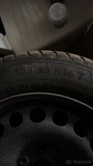 Pneumatiky 205/55 R16  + Plech. disky