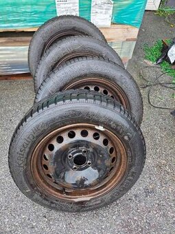 Zimné pneumatiky 195/65R15 + disky