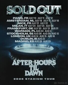 THE WEEKND - AFTER HOURS TILL DAWN