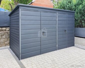 Záhradný domček 3,5x2, antracit