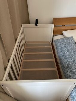 Detská postieľka IKEA sundvik + matrac Traumeland