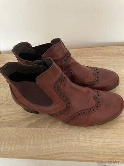 Damské kožené kotníčky medicus č 6a1/2