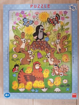 Detské puzzle na podložke