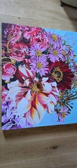 Predam original obraz kvety