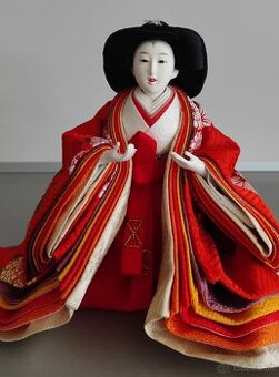 Japonská bábika Hina Sannin Kanjo 4