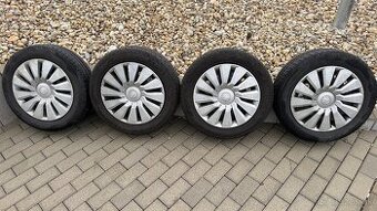 Predám plechové disky na letných pneumatikach